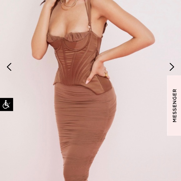 TALYA TOGEE CORCET MIDI DRESS HOUSE OF CB - Picture 2 of 4